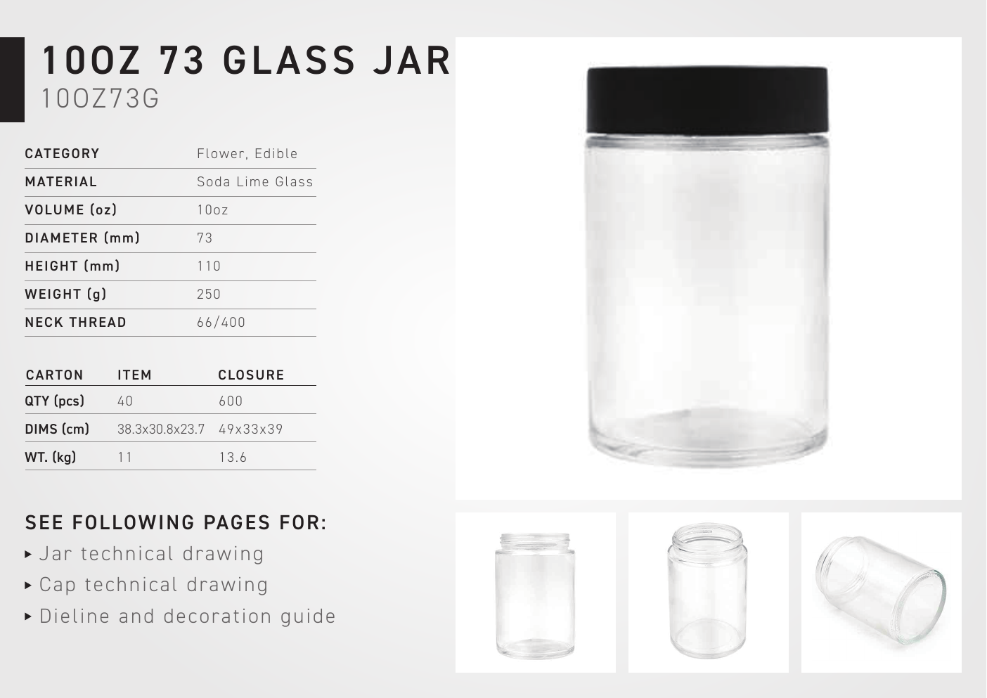 10oz 73 Flower Jar PDF preview
